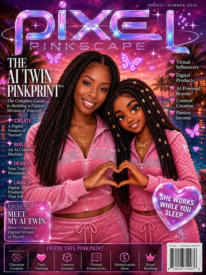 The AI Twin Pinkprint — Spring/Summer 2026 cover